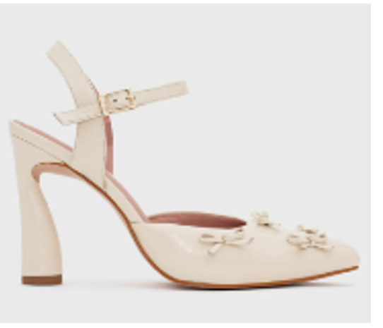 BUTRICH Louise Pump - Ivory Leather - Gabrielle's Biloxi