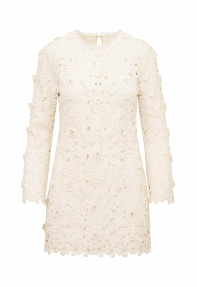 Love Shack Fancy Caletta Dress - Ivory - Gabrielle's Biloxi