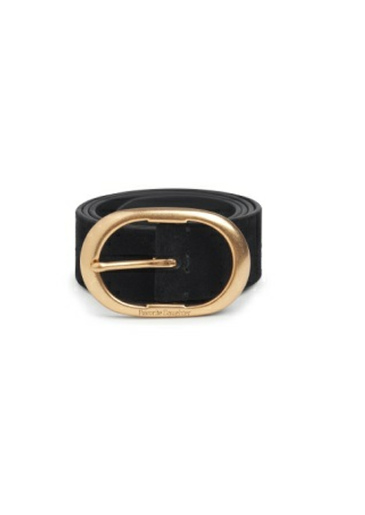 Favorite Daughter The Suede Jean Belt - Black/Antique brass - Gabrielle's Biloxi