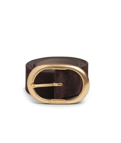 Favorite Daughter The Suede Jean Belt - Chocolate/Antique - Gabrielle's Biloxi