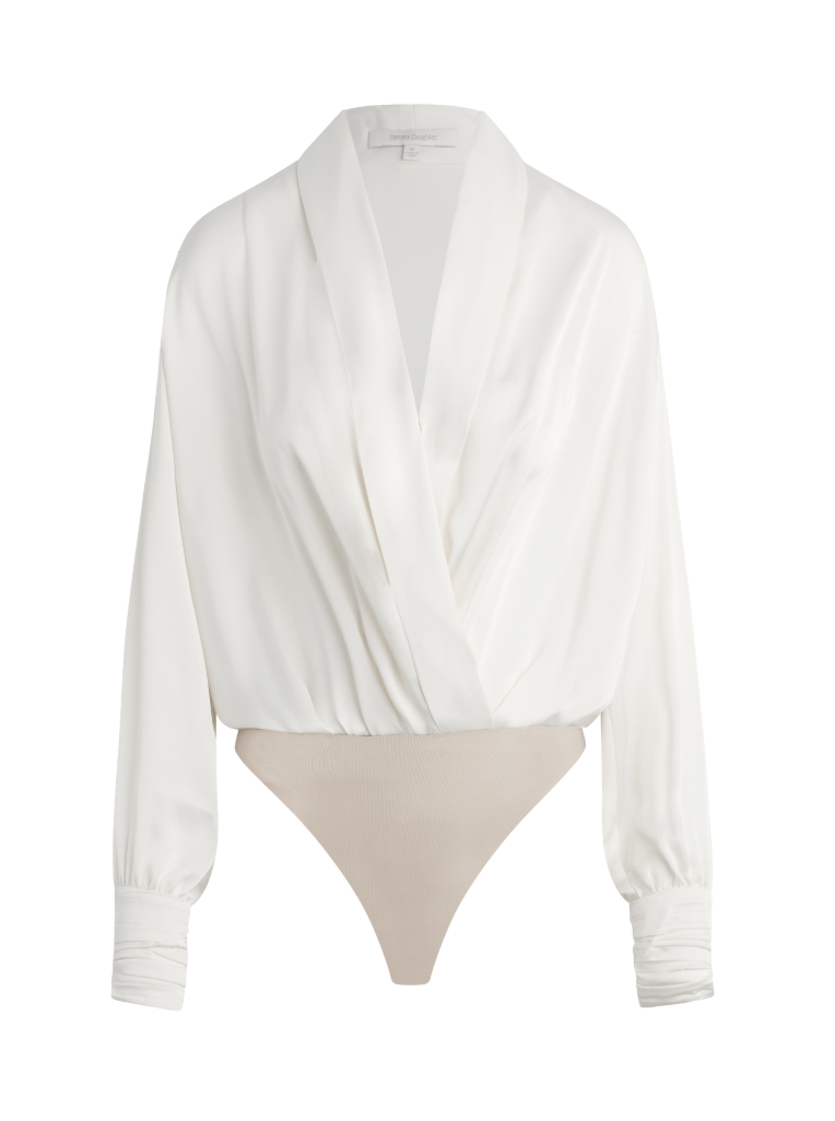 Favorite Daughter The Better Off Bodysuit - Ivory - Gabrielle's Biloxi