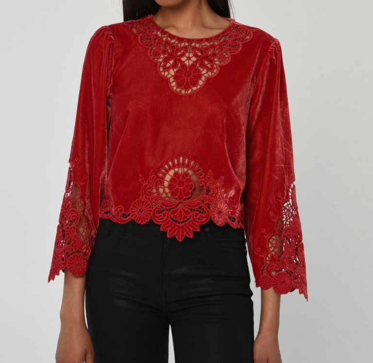 Love the Label Aline Top - American Beauty - Gabrielle's Biloxi