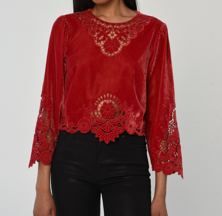 Love the Label Aline Top - American Beauty - Gabrielle's Biloxi