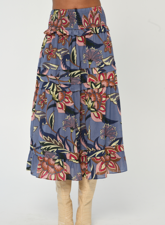 Love the Label Nolan Skirt - Waltz of Flowers Print - Gabrielle's Biloxi