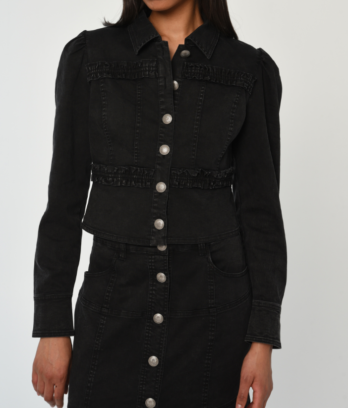 Love the Label Neva Jacket - Midnight Denim - Gabrielle's Biloxi