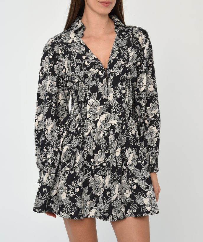 Love the Label Gia Mini Dress - Moonlit Floral Print - Gabrielle's Biloxi
