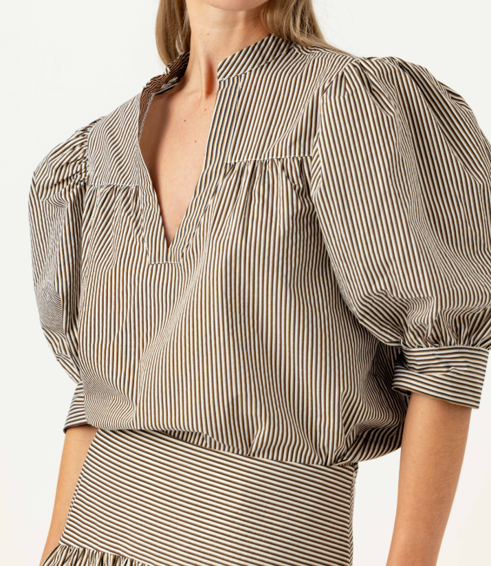 Sundays Ingrid Top - Umber Lurex - Gabrielle's Biloxi