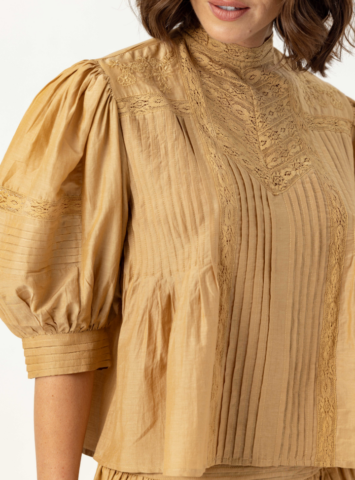 Sundays Moni Top - Brushed Gold - Gabrielle's Biloxi