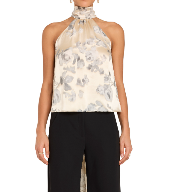 Amanda Uprichard Fontana Top - Snow Petal - Gabrielle's Biloxi