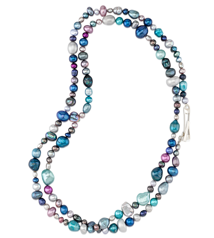 Mignon Faget Cool Mixed Pearl Toggle Necklace - Gabrielle's Biloxi