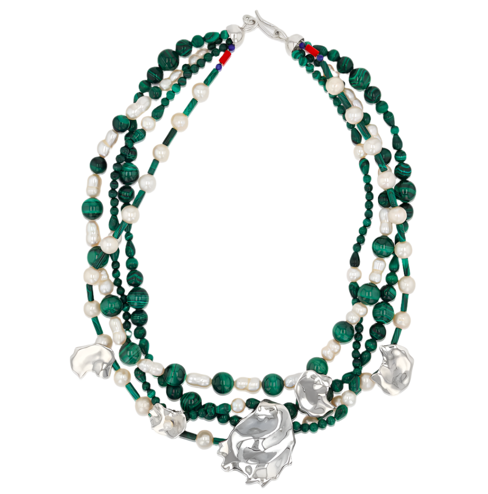 Mignon Faget Oysters Rockefeller Necklace - Gabrielle's Biloxi