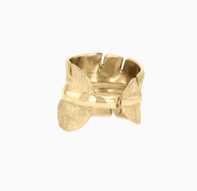 Mignon Faget Banana Leaf Wrap Ring - Bronze - Gabrielle's Biloxi