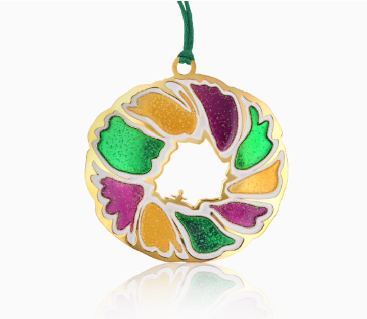 Mignon Faget King Cake Ornament - Gabrielle's Biloxi
