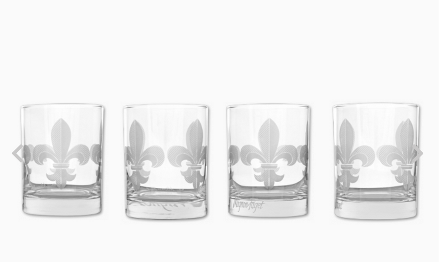 Mignon Faget Fleur de Lis Glasses - Gabrielle's Biloxi