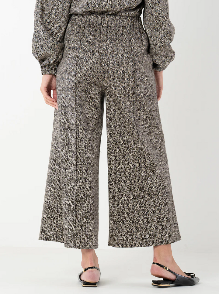 Emily McCarthy Teddy	Crop Trouser	- Black Tonal	Monogram - Gabrielle's Biloxi