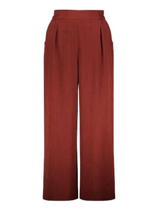 Bishop + Young Micro Plisse Pull-On Pant - Sienna - Gabrielle's Biloxi