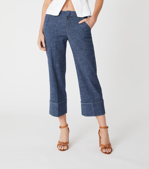 Level 99 Lauren Cuffed Trouser - Stargazer - Gabrielle's Biloxi