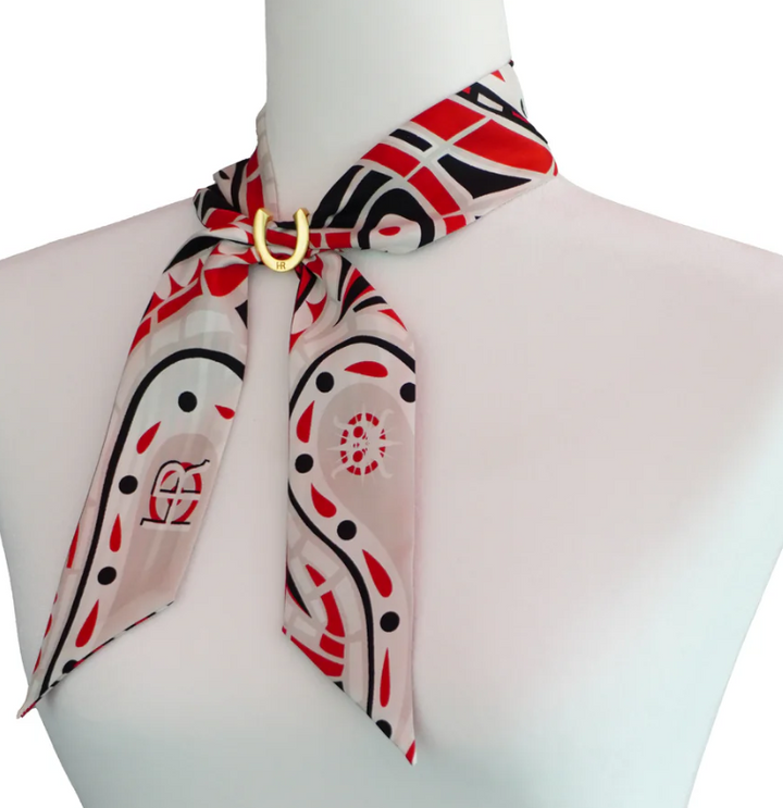 Hampton Road Crimson Paisley Twilly - Gabrielle's Biloxi