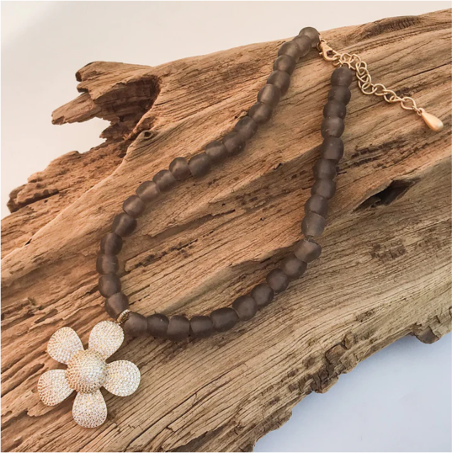 Virtue The Wildflower Glass - Taupe - Gabrielle's Biloxi