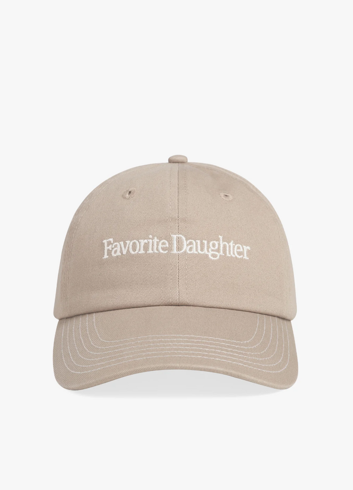 Favorite Daughter Classic Logo Baseball Hat - Taupe - Gabrielle's Biloxi