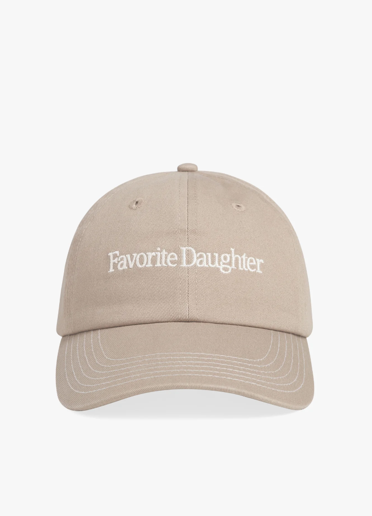 Favorite Daughter Classic Logo Baseball Hat - Taupe - Gabrielle's Biloxi