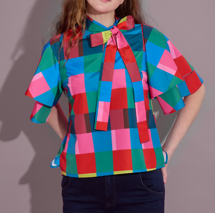 Alden Adair Heidi Top - Holiday Check - Gabrielle's Biloxi