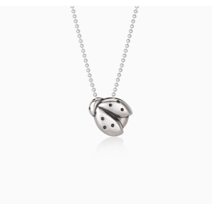 Mignon Faget Petit Ladybug Pendant + Baby Ball Chain - Gabrielle's Biloxi