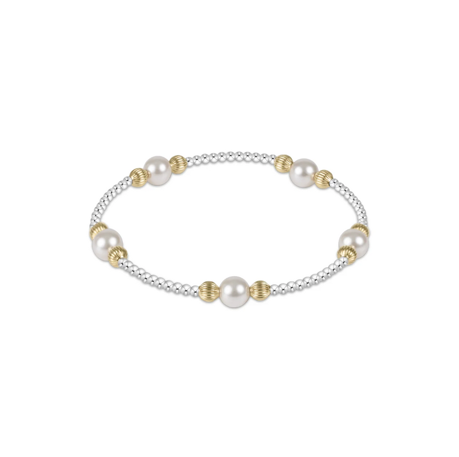 ENewton Purpose Dignity Pearl 6mm  Bead Bracelet - Mixed Metal - Gabrielle's Biloxi