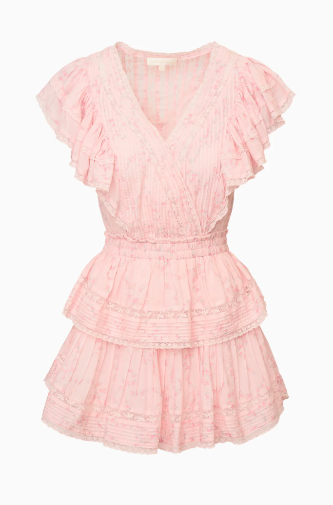 Love Shack Fancy Gwen Dress - Apple Blossom - Gabrielle's Biloxi