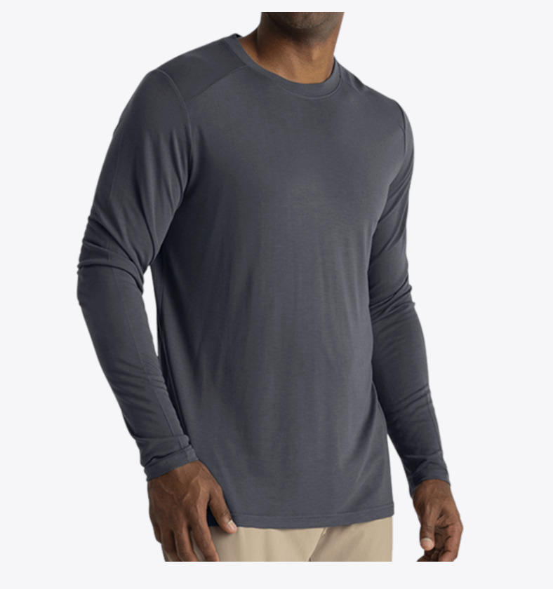 Free Fly Men's Bamboo Lightweight Long Sleeve - Storm Cloud - Gabrielle's Biloxi