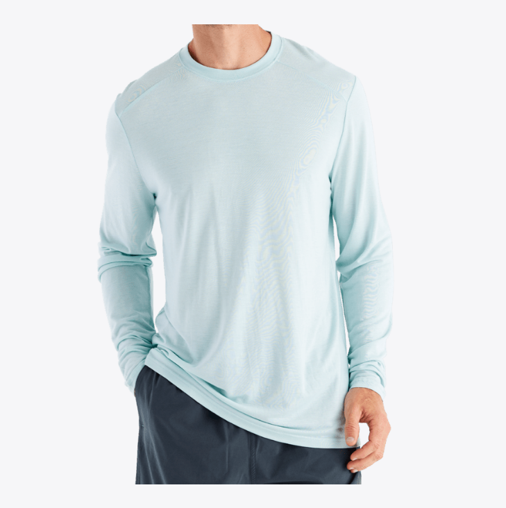 Free Fly Men's Bamboo Lightweight Long Sleeve - Glacier - Gabrielle's Biloxi