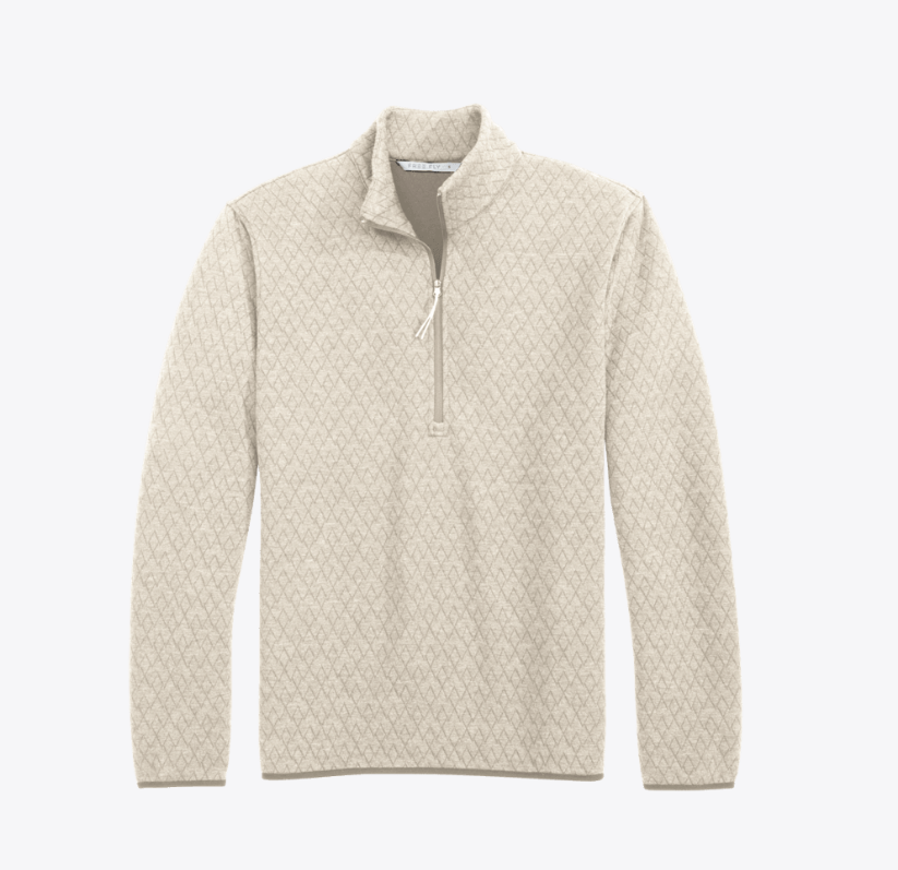 Free Fly Men's Downvalley Quarter Zip - Heather Sandstone - Gabrielle's Biloxi