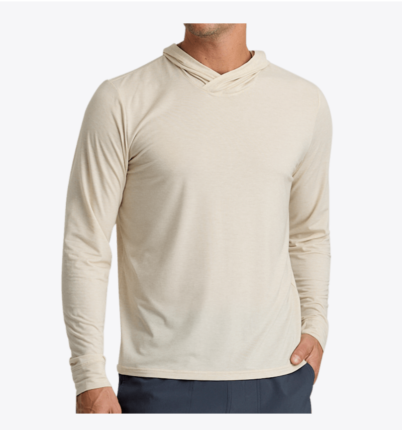 Free Fly Men's Elevate Lightweight Hoodie - Heather Birch - Gabrielle's Biloxi