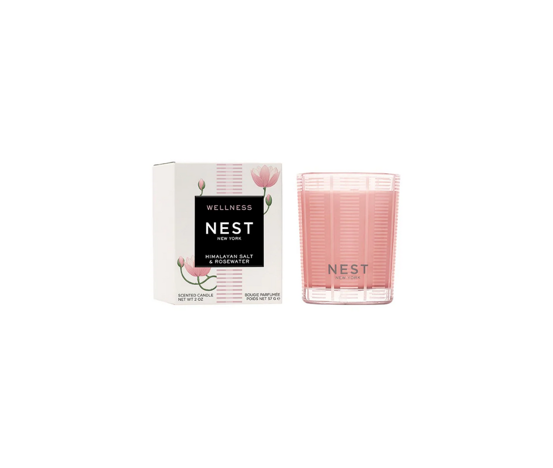 Nest Votive Candle - Himalayan Salt & Rosewater Candle (2oz) - Gabrielle's Biloxi