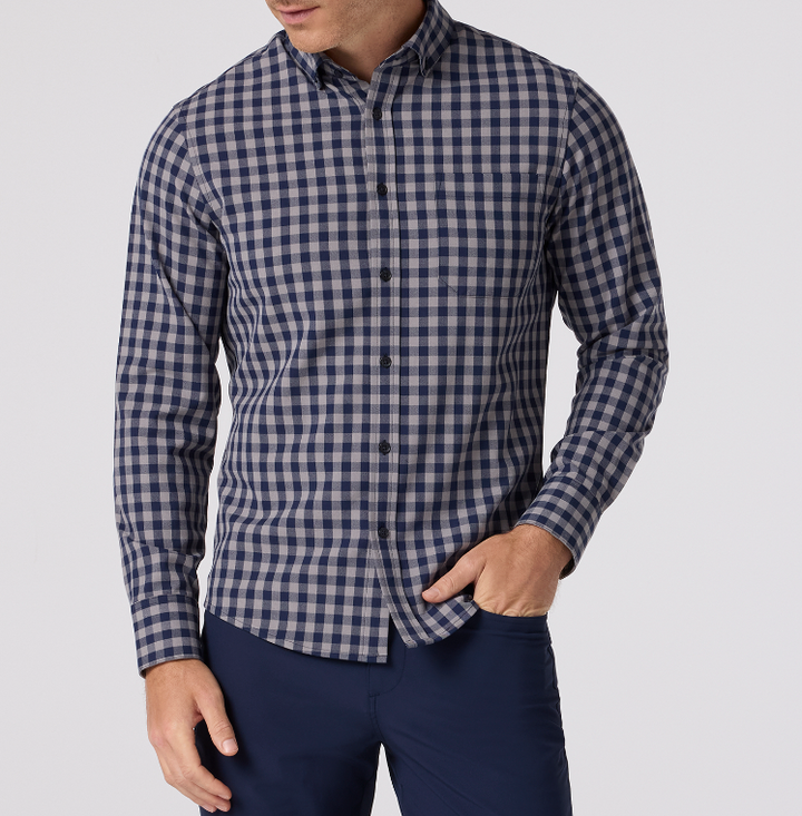 Mizzen+Main City	Flannel - Nickel Hayes Gingham - Gabrielle's Biloxi