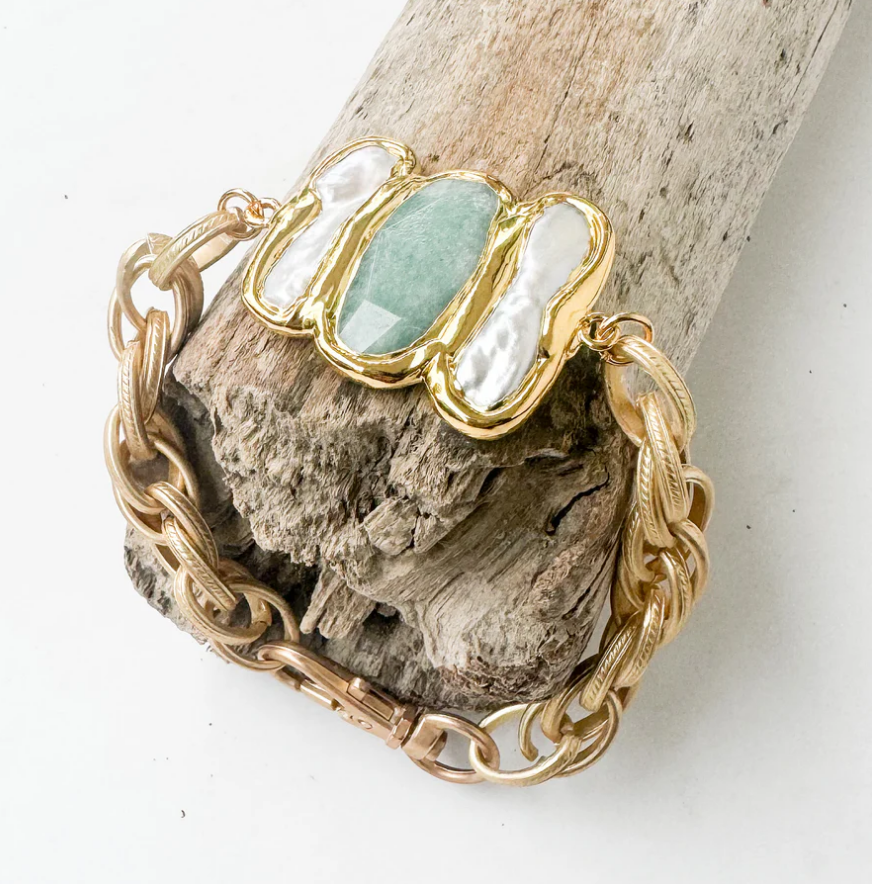 Virtue The Belle Bracelet - Amazonite - Gabrielle's Biloxi