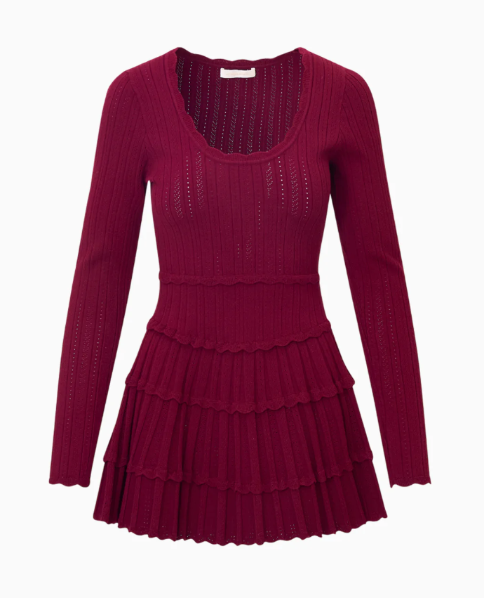 Love Shack Fancy Lavender Dress - Spiced Berry - Gabrielle's Biloxi