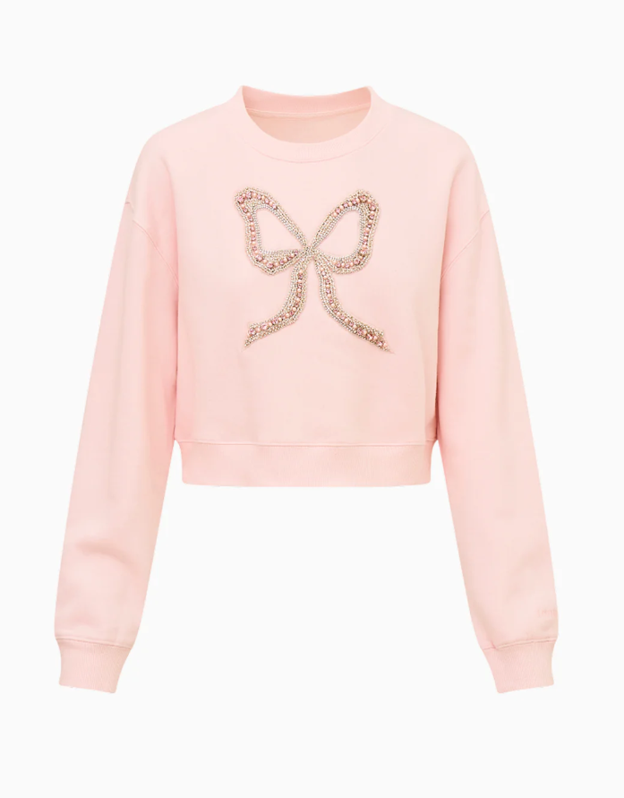 Love Shack Fancy Rylan Pullover - Wistful Pink - Gabrielle's Biloxi