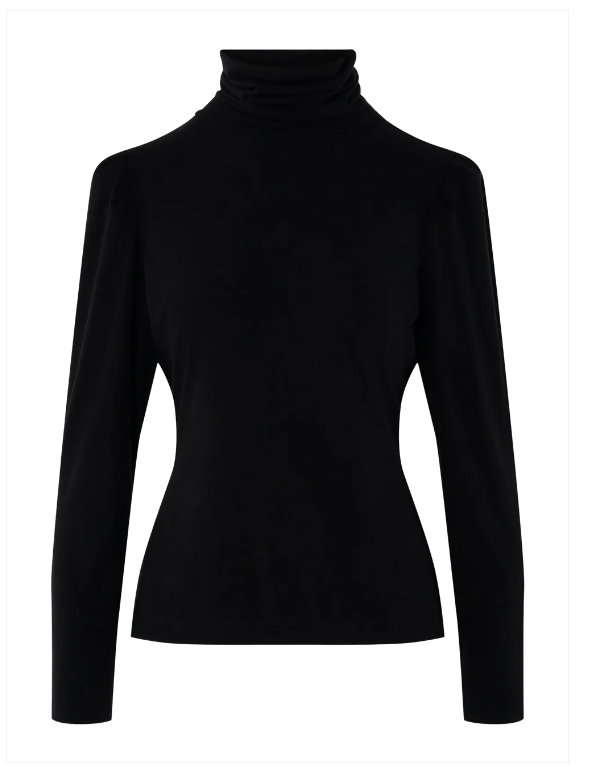 Emily McCarthy Tessa Turtleneck - Black - Gabrielle's Biloxi