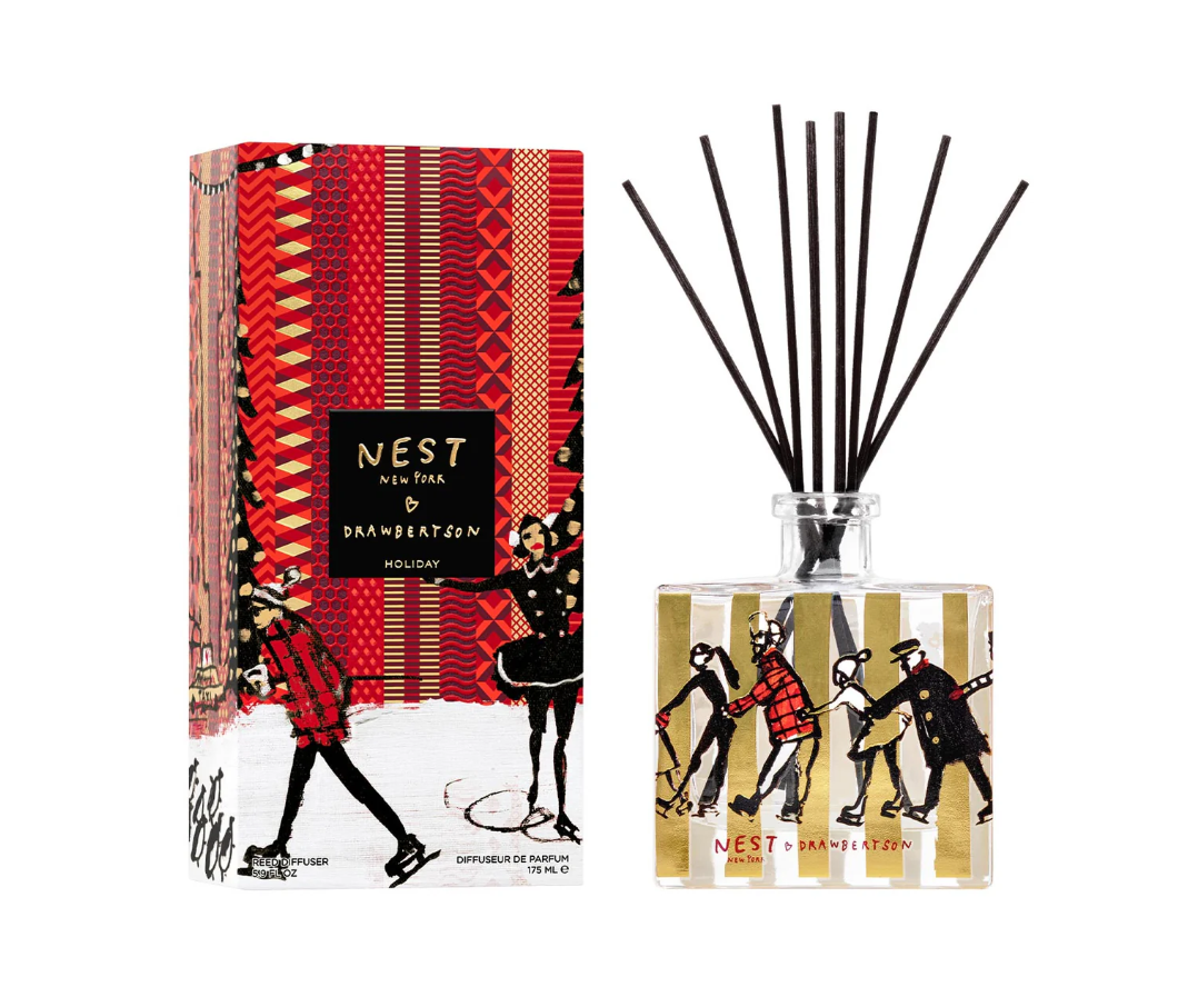 NEST x Drawbertson Holiday Reed Diffuser - Gabrielle's Biloxi