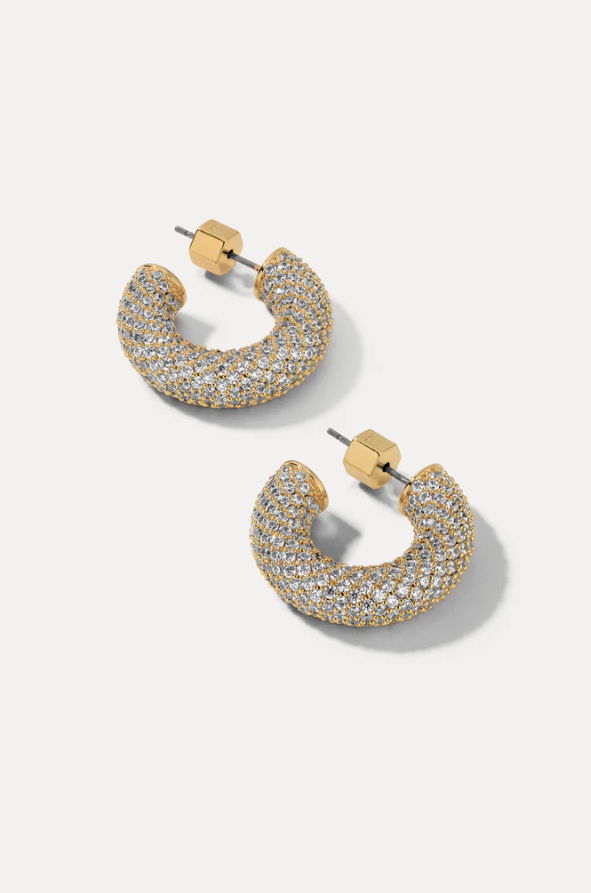 Miranda Frye Dolly Hoops - Gold - Gabrielle's Biloxi