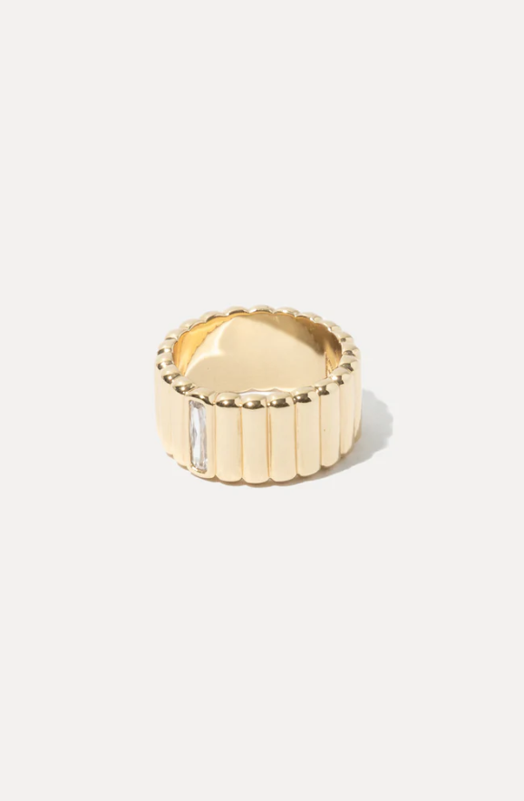 Miranda Frye Lisa Ring - Gold - Gabrielle's Biloxi
