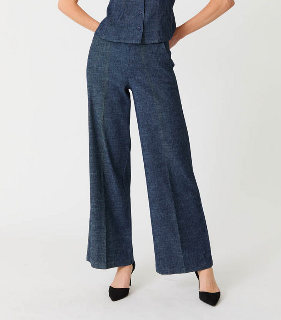 Level 99 Tallulah Pant - Indigo Night - Gabrielle's Biloxi