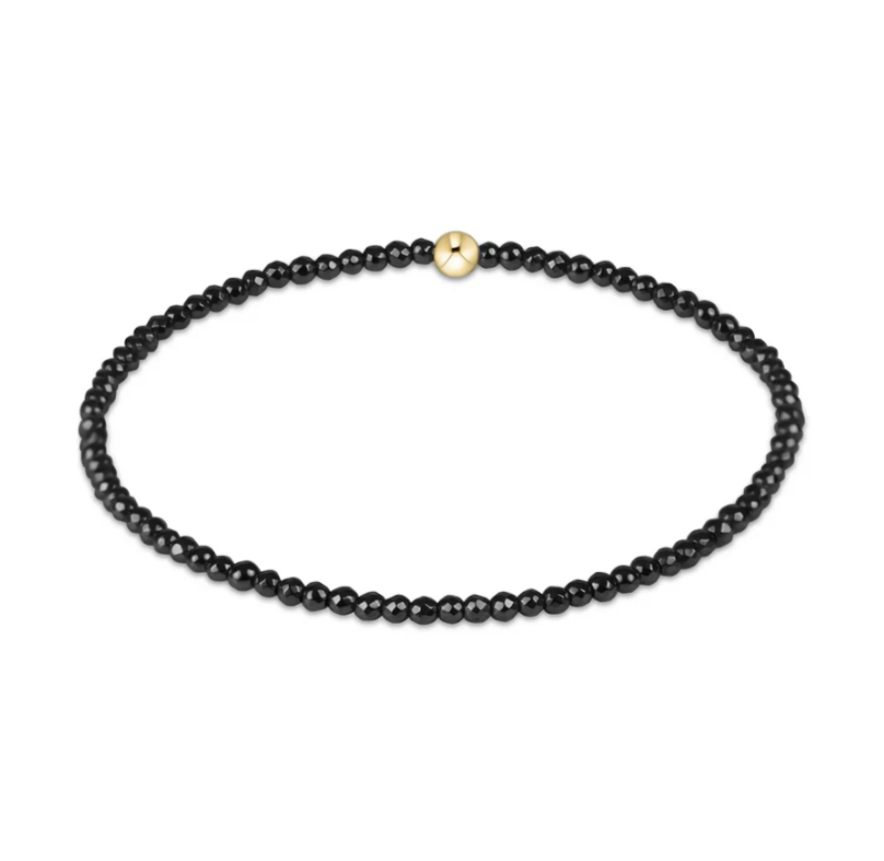 ENewton Faceted Hematite 2mm Bead  Bracelet - Gabrielle's Biloxi