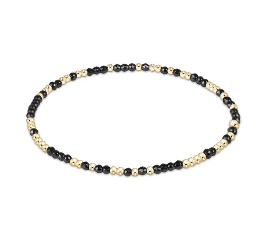 ENewton Hope Unwritten Faceted Hematite 2mm Bead Bracelet - Gabrielle's Biloxi