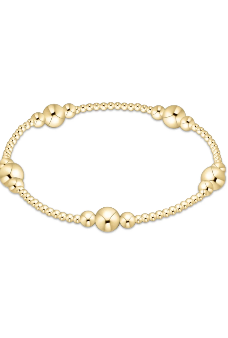 ENewton Purpose Gold 6mm Bead Bracelet - Gabrielle's Biloxi