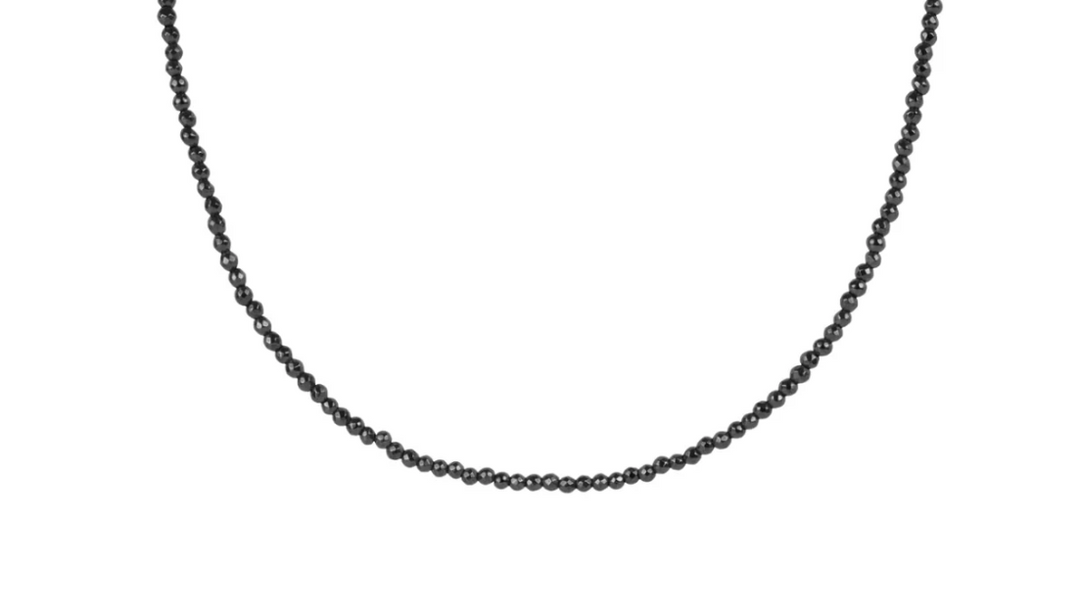 ENewton 15" Choker Faceted Hematite 2mm Bead - Gabrielle's Biloxi