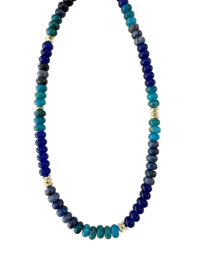 Kerry Necklace - Dark Blue - Gabrielle's Biloxi