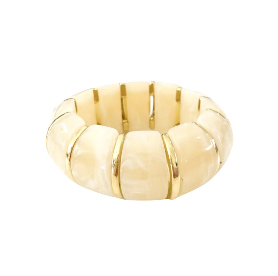 Neva Bracelet - Cream - Gabrielle's Biloxi
