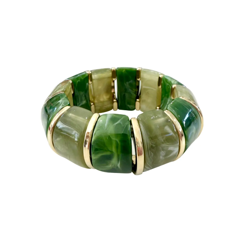 Neva Bracelet - Green - Gabrielle's Biloxi